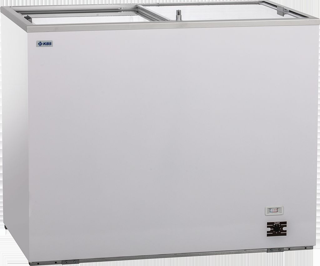 KBS Eiscreme Impuls-Tiefkühltruhe D 200 mit Glasschiebedeckel KBS v
