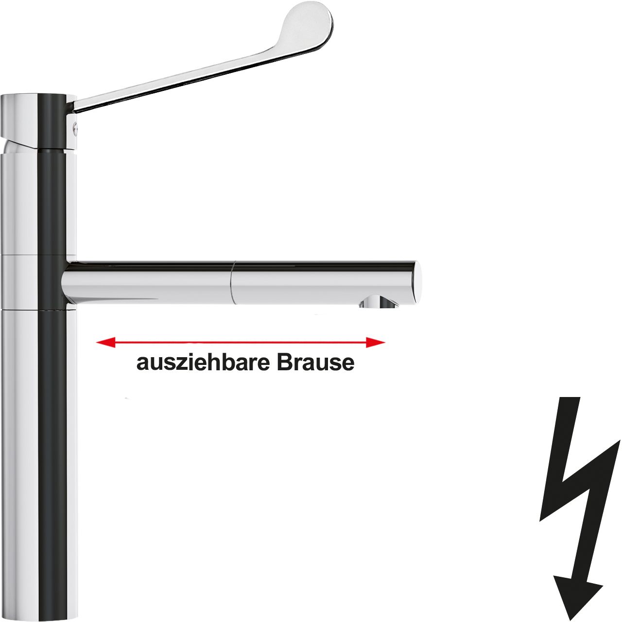 armag neon Spültischbatterie 1/2 Zoll 123.20D.HEL.YVZT