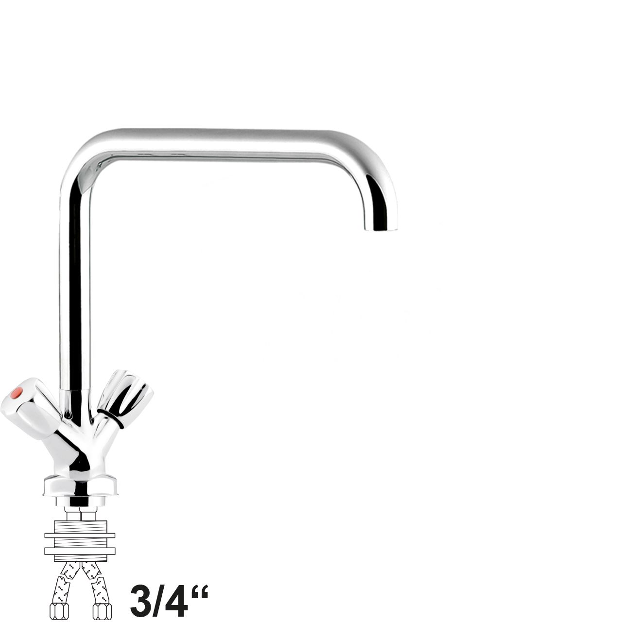 armag tantal Einlochbatterie 3/4 Zoll 122.269.1M5.0PGT