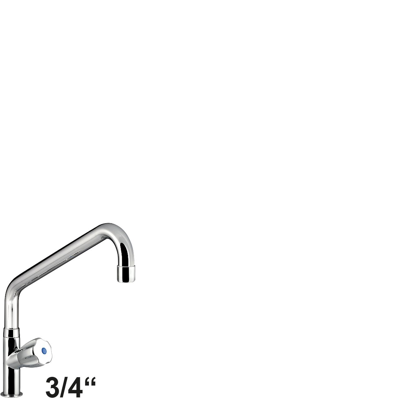 armag chrome Standventil 3/4 Zoll 445.252.3M5.0PGT