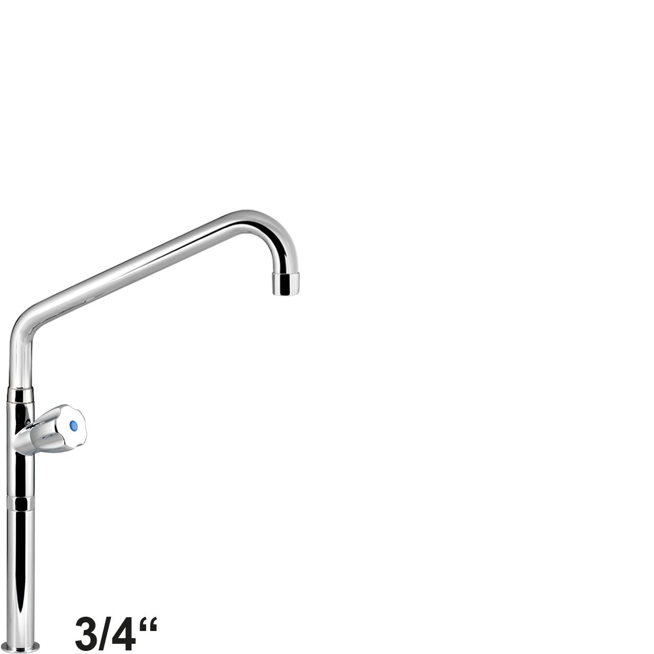 armag chrome Säulenventil 3/4 Zoll 430.352.3M5.0PGT