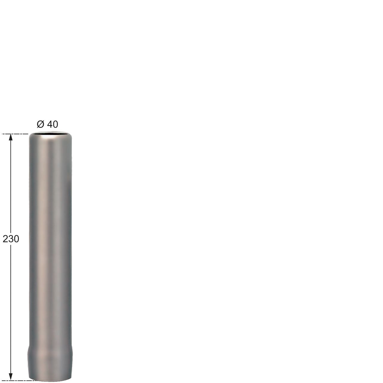 armag Standrohr Ø 40mm 230mm X38.240.023.VA