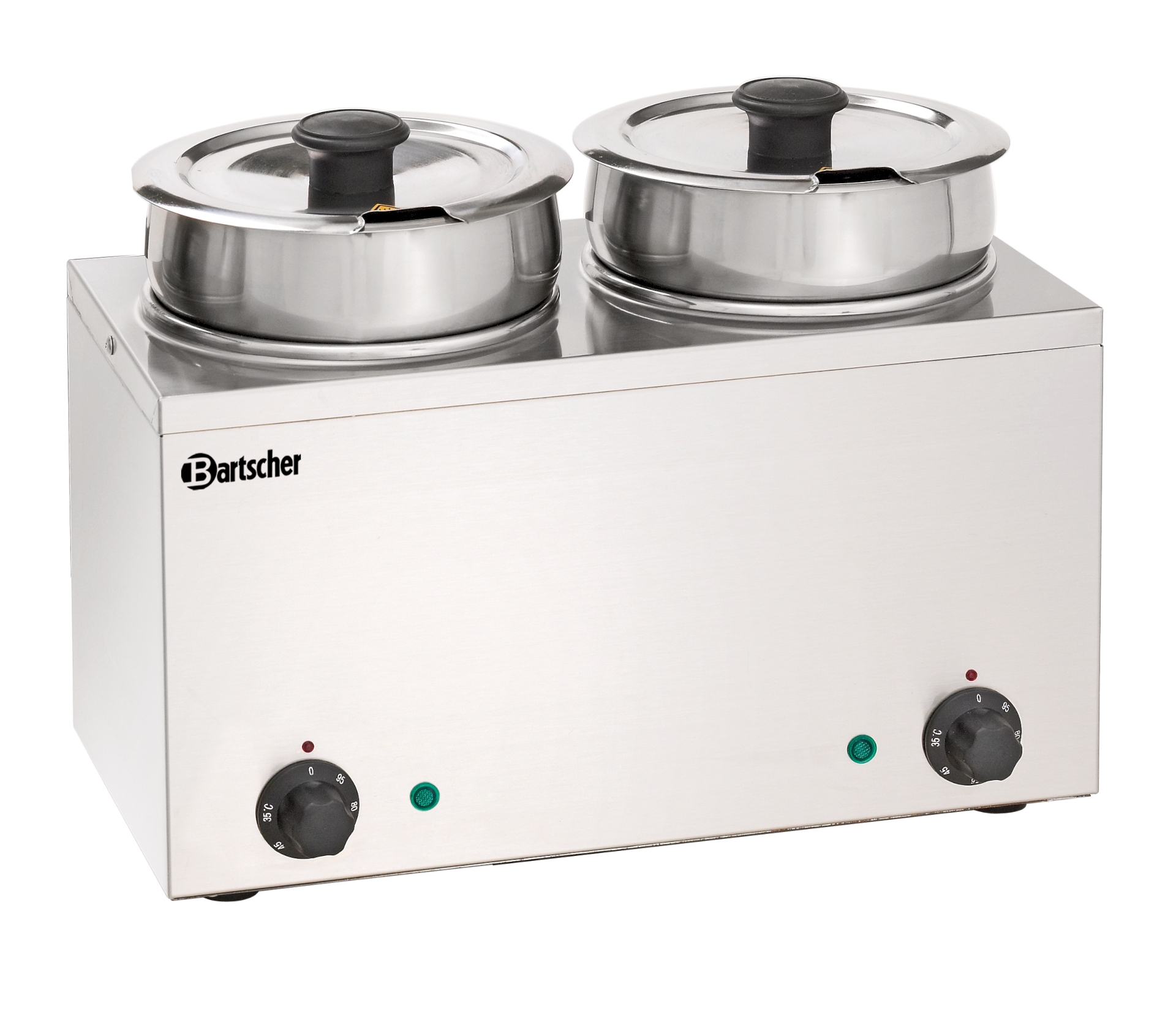 Bartscher Bain Marie Hotpot, 2x Topf, 3,5 L