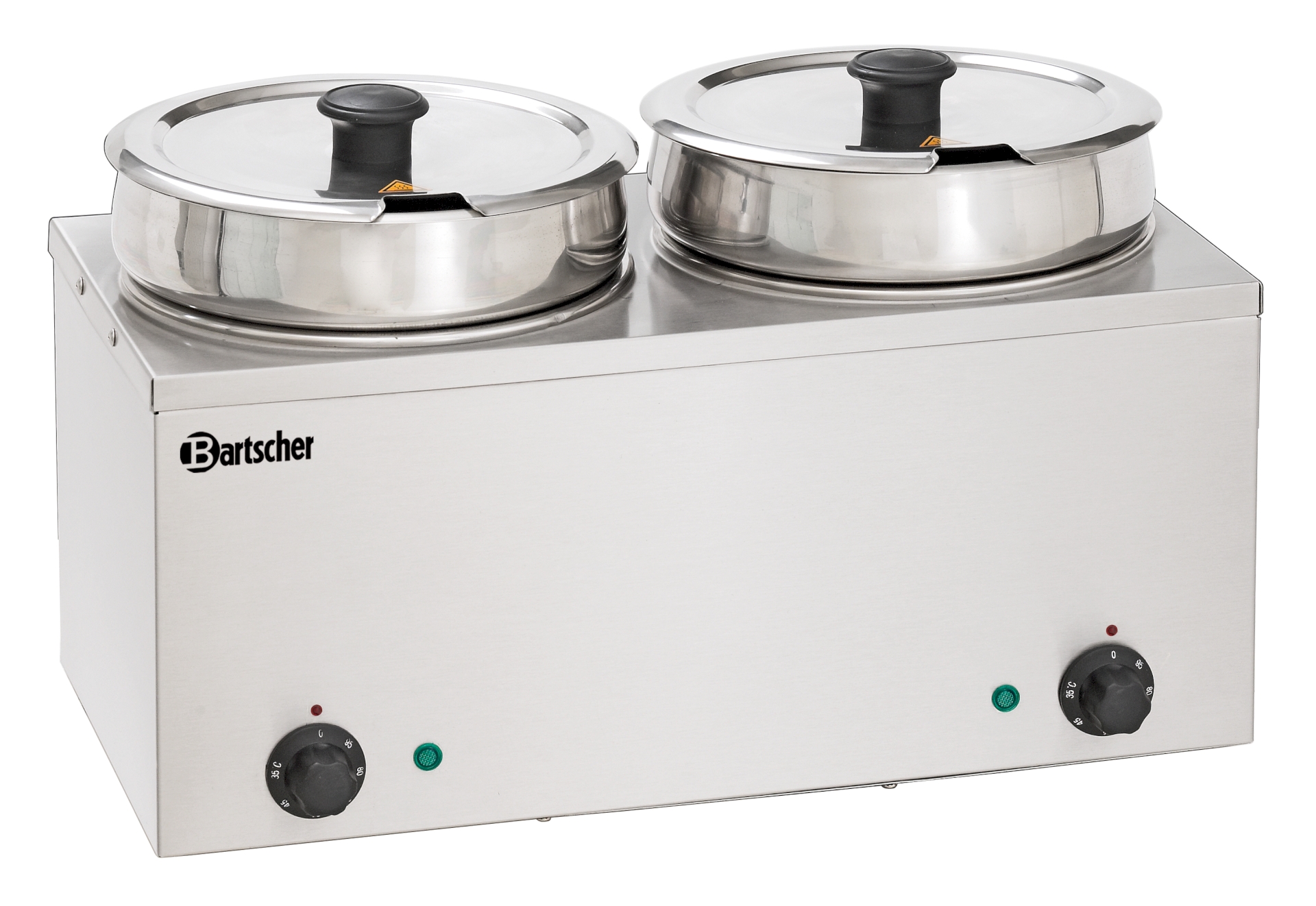 Bartscher Bain Marie Hotpot, 2x Topf, 6,5 L