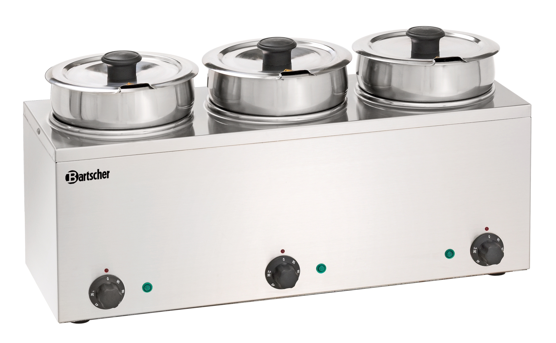 Bartscher Bain Marie Hotpot, 3x Topf, 3,5 L