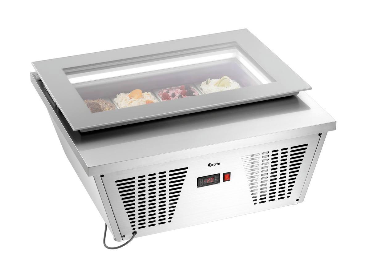 Bartscher Eisvitrine 4 x 6,5 L-F