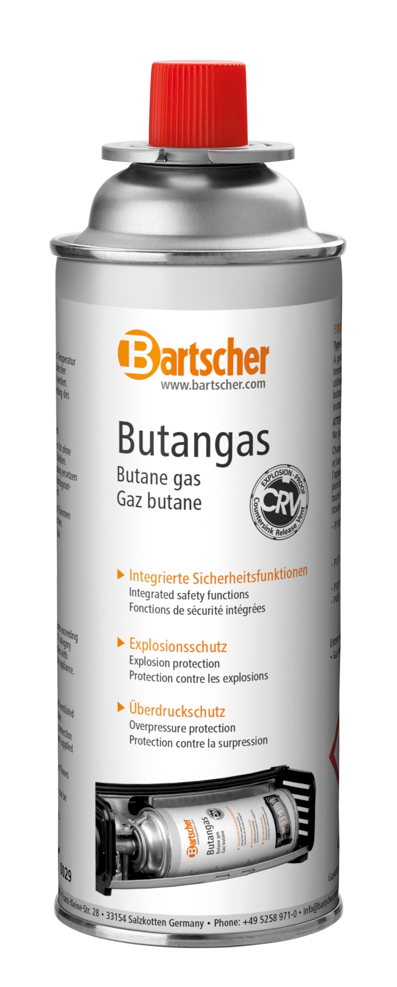 Bartscher Gaskartusche BG227