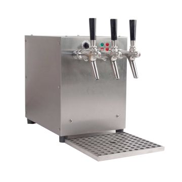 Getränkedurchlauferhitzer 3-leitig 6 KW mit elektrischer Pumpe, Edelstahl