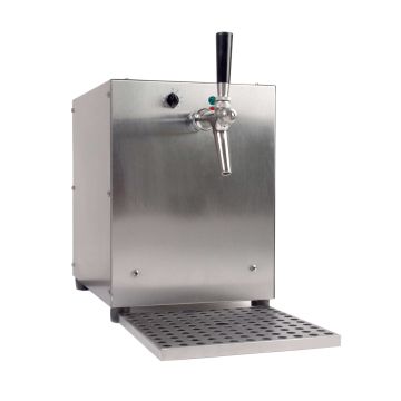 Getränkedurchlauferhitzer 1-leitig 3 kW mit integriertem Luftkompressor, Edelstahl