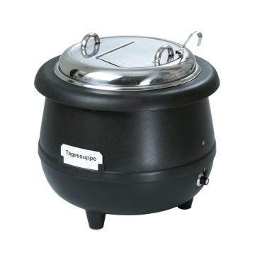 Bartscher Suppentopf Gourmet 10 L schwarz