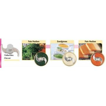 Robot Coupe Kutter R 2 Gekerbtes Messer