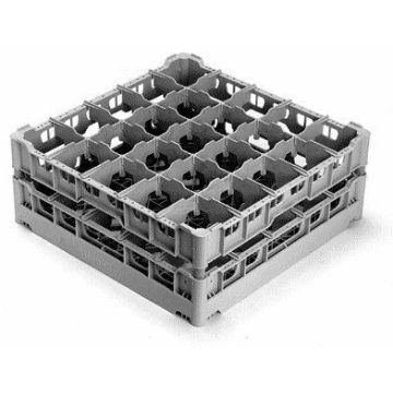 Hobart Kunststoffkorb 500 x 500 mm mit 25 Fächer, 7 cm