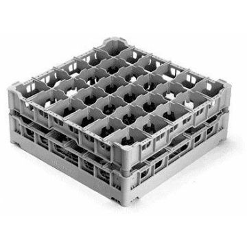 Hobart Kunststoffkorb 500 x 500 mm mit 30 Fächer, 7 cm