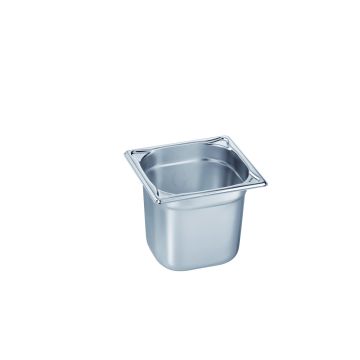 B.PRO Gastronorm-Behälter 1,6 Liter Edelstahl GN 1/6-100 mm