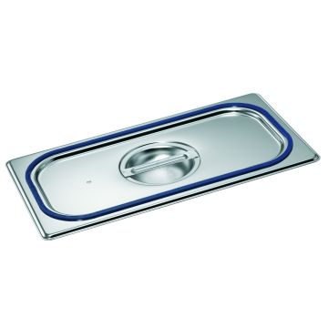 B.PRO Gastronorm Dichtungsdeckel Edelstahl-GN 2/3