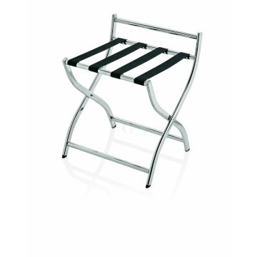 WAS Gepäckablage mit Wandschutz 50 x 48 x 54 cm silberfarben Chromnickelstahl