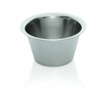 WAS 12 x Dariolform 0,07 Liter Ø 5,5 cm Chromnickelstahl