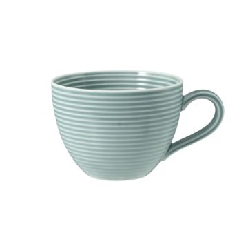 Seltmann Weiden BEAT Color Glaze Kaffeeobertasse 0,26 l mit Relief , arktisblau