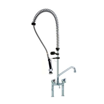 KBS STYL 2-Knebemischer 2-Loch mit Schwenkhahn - 1/2 Zoll