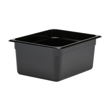 CAMBRO GastroNorm-Behälter GN 1/2 8,9 Liter Schwarz