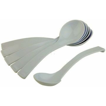 APS Feinkostlöffel weiss 6er Set