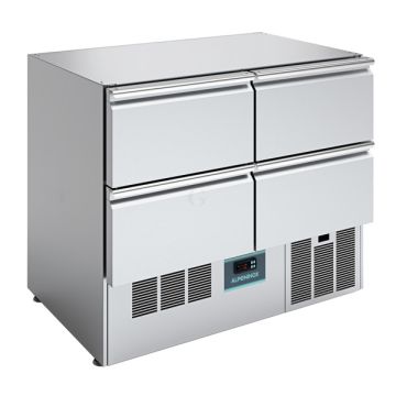 NordCap ALPENINOX Kühltisch KKSSM 102