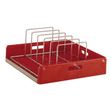 Zanussi Tablettkorb Kunststoff, rot