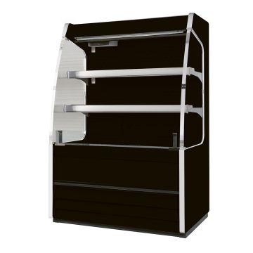 NordCap Wandkühlregal MERCURY 135 H 1424 M1 Black