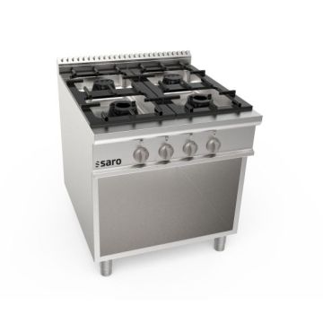 SARO Gasherd offener Unterbau 4 Brenner Modell LQ / CUG