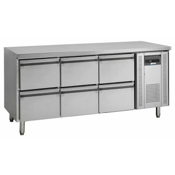 NordCap Cool-Line Kühltisch KTM 3 - 6Z GN 1/1