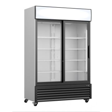 SARO Kühlschrank, Glastür + Werbetafel, Modell GTK 700 SD