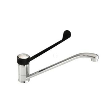 SARO Einloch-Mischbatterie Schwenkhebel schwarz CHIARA