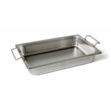 Rieber GastroNorm-Behälter GN 1/1 - 90 mm gelocht mit Stapelklappgriff