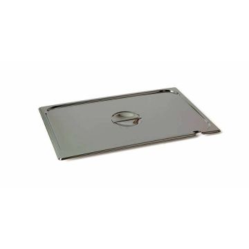 Rieber GastroNorm-Behälter GN 1/1 Flachdeckel mit Löffel-Ausschnitt