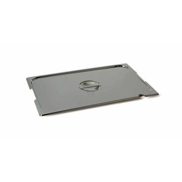 Rieber GastroNorm-Behälter GN 1/1 Flachdeckel mit Löffel/Griff-Ausschnitt