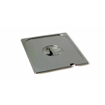 Rieber GastroNorm-Behälter GN 1/2 Flachdeckel mit Löffel-Ausschnitt