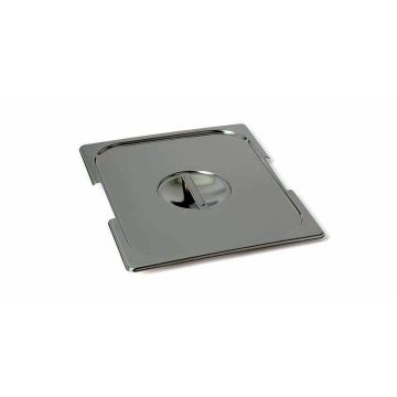 Rieber GastroNorm-Behälter GN 1/2 Flachdeckel mit Griff-Ausschnitt