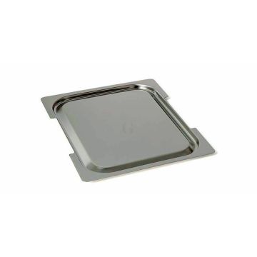 Rieber GastroNorm-Behälter GN 1/2 Steckdeckel mit Griff-Ausschnitt