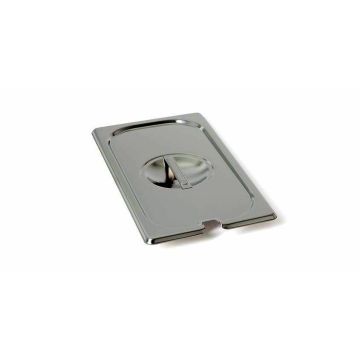 Rieber GastroNorm-Behälter GN 1/3 Flachdeckel mit Löffel Ausschnitt