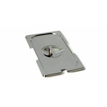 Rieber GastroNorm-Behälter GN 1/3 Flachdeckel mit Löffell/Griff Ausschnitt
