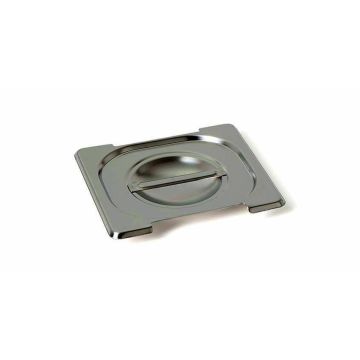 Rieber GastroNorm-Behälter GN 1/6 Flachdeckel mit Griff Ausschnitt