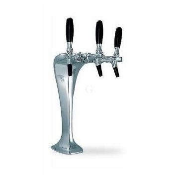 Cool Compact Zapfsäule Cobra 3-Leitig verchromt