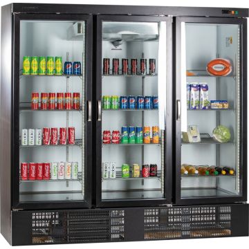 KBS Glastürkühlschrank TKU 1850 G mit drei Türen