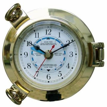 Sea Club Tidenuhr im Bullauge 14 cm