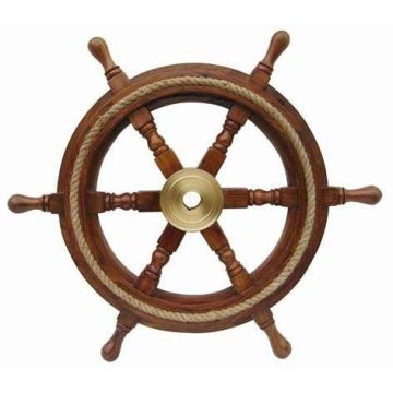 SeaClub Steuerrad mit Tau 30 cm