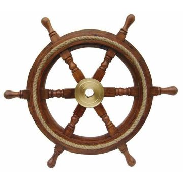 SeaClub Steuerrad mit Tau 45 cm