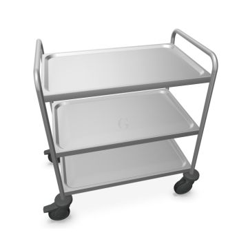 B.PRO Servierwagen SW 8x5-3 mit Kunststoffrollen