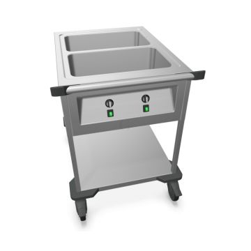 B.PRO Speisenausgabewagen SAW 2 Beheizt Offen