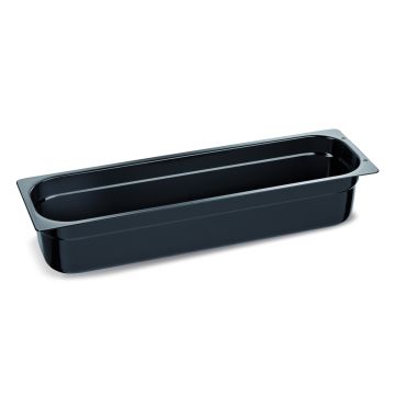 B.PRO Gastronorm-Behälter 2,3 Liter Buffet Line GN 2/4 schwarz-40 mm