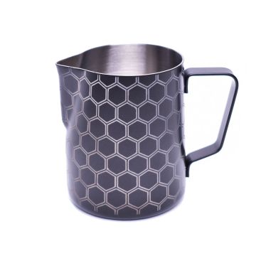 Coffway Milchkännchen mit Pulverbeschichtung 350 ml, Honeycomb